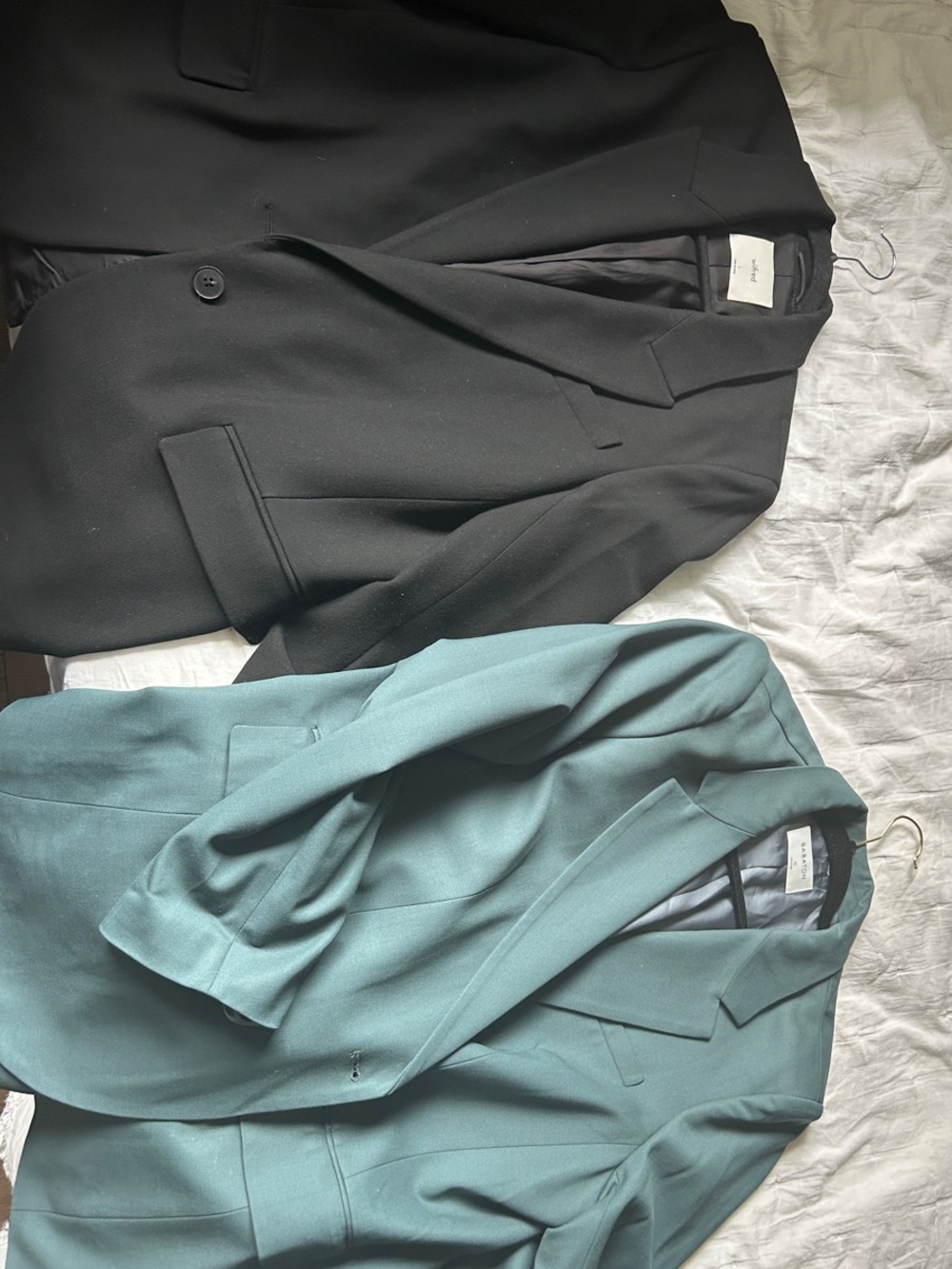 Aritzia Women's Blazers in Black and Teal